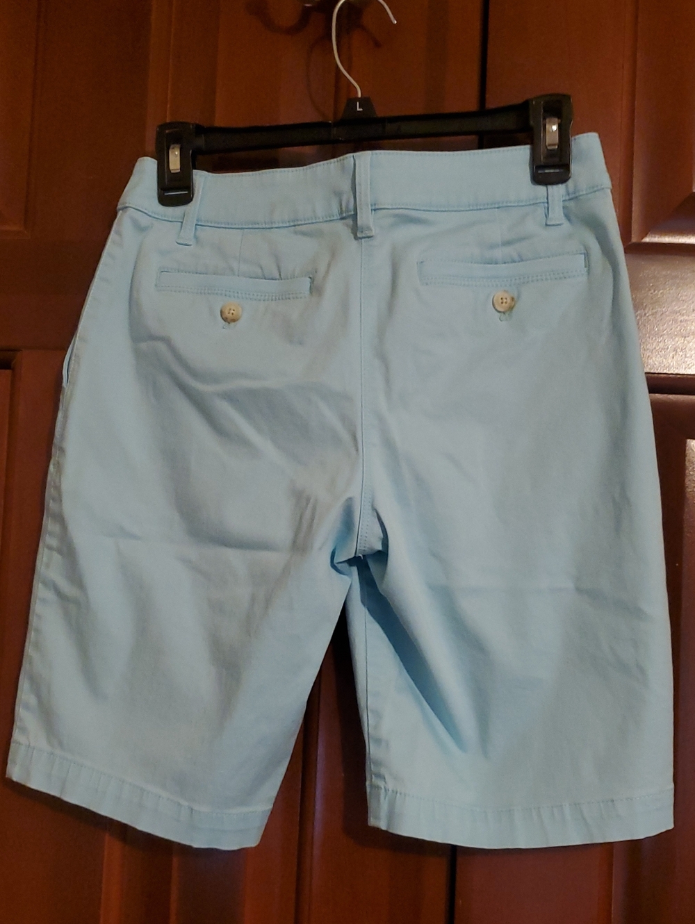 Tommy Bahama Pale Blue Women's Bermuda Shorts - Picture 2 of 6